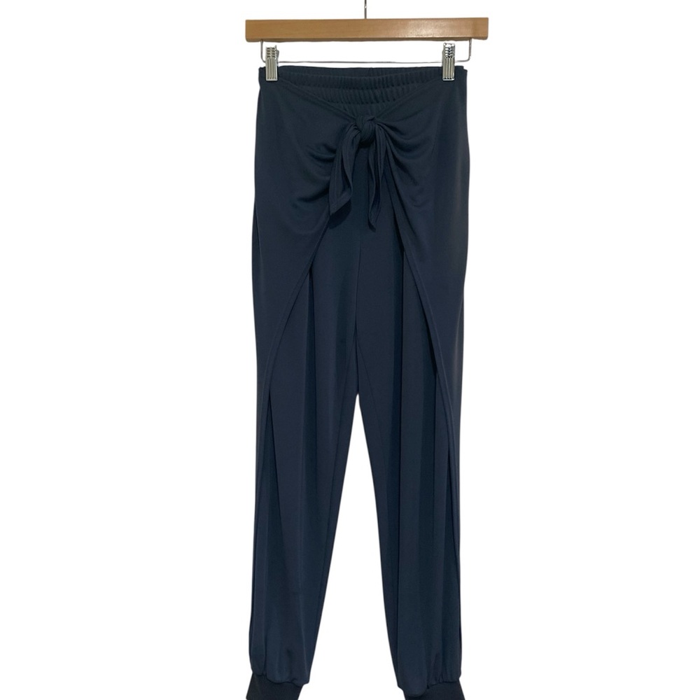 Cinq a Sept Gizele tie-front jersey tapered pants